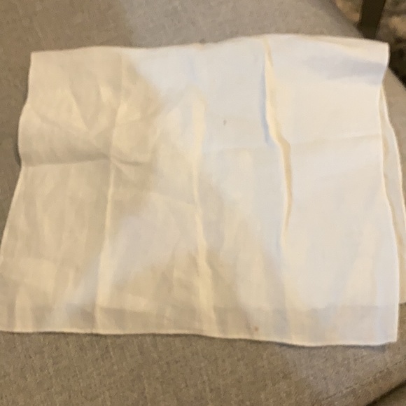 5/$25 *my boho home* Flawless linen hand towel pastel butterfly and flower - Picture 3 of 6